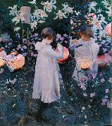 John Singer Sargent Carnation Lily Lily Rose Sweden oil painting artist